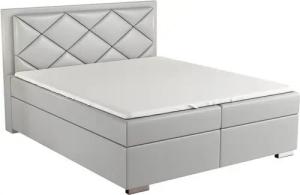 A&J MöbelLand GmbH Boxspringbett BERA mit 2 Bettkästen, Bonell-Matratze und Topper. (Boxspringbett mit Bettkasten und gepolstertem Kopfteil. Gratis Topper – nur jetzt erhältlich!, TOP ANGEBOT), Länge 208 cm Höhe 106 cm