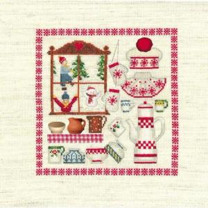 Le Bonheur des Dames Kreativset Le Bonheur des Dames Kreuzstich Set "Winteraccessoires", Zählmuster, 1, (embroidery kit by Marussia)