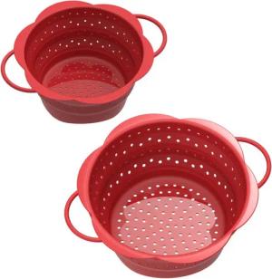 Kochblume Kochbesteck-Set Sieb L + Sieb S - 2-tlg. - rot