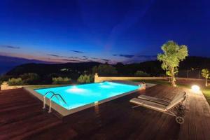 KWAD Schwimmbecken STYROPOR®STEIN POOL ALL INCLUSIVE, BxLxH: 350x700x150 cm (Set), mit Edelstahlleiter, Beckenrandsteinen, Poolbeleuchtung