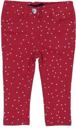 Sarcia.eu Lange Unterhose Rote Jeanshose getupft Denim Co 12-18 Monate