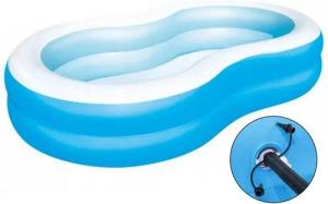 cofi1453 Ovalpool Gartenpool Schwimmbecken Familienpool 262x157x46