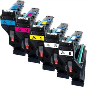 Tito-Express Tonerpatrone 5er Set ersetzt Konica Minolta 5430 KonicaMinolta5430, für Magicolor 5430DL 5430DLD 5430DLX 5430 Series