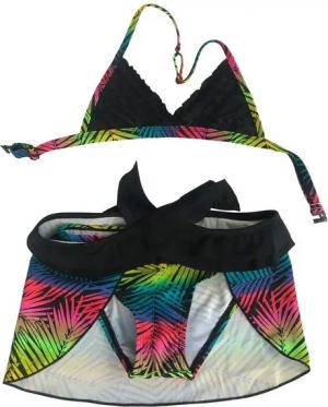 petit amour Triangel-Bikini MARY Mädchenbikini Kinderbademode Bademode Mädchen Badeanzug (Set, 3-St., 3-Teile) mit Mustermix, mit Rüschen