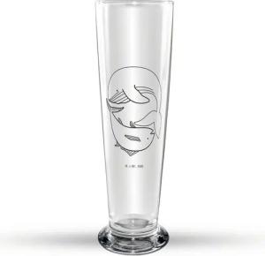 Mr. & Mrs. Panda Bierglas Walfisch Thunfisch - Transparent - Geschenk, Bierglas, Tiermotive, Va, Premium Glas, Perfekte Füllmenge