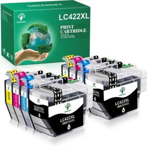 Greensky 8er-pack ersetzt Brother LC422 LC 422XL Multipack Druckerpatrone Tintenpatrone (Brother MFC-J 5340 DW MFC-J 5340 DWE Ecopro MFC-J 5345 DW MFC-J 5740 DW, MFC-J 6540 DWE MEC-J 6590 DW MFC-J 6940 DW MFC-J 6540 DW)