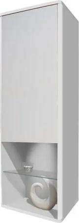 SKS-Online Hängeschrank Mailo Schrank mit Glas, B41xH121xT32, Uni weiß