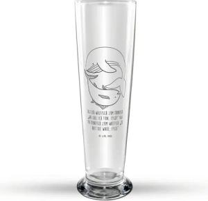 Mr. & Mrs. Panda Bierglas Walfisch Thunfisch - Transparent - Geschenk, Bierglas, Wahl, Tiermoti, Premium Glas, Design-Highlight
