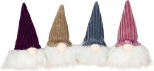Christmas Paradise Weihnachtsfigur sitzender Wichtel 10cm (17cm) (Dekofiguren, 4 St., im Set), verschieden farbige Gnome, 4 Designs, Weihnachtsdeko