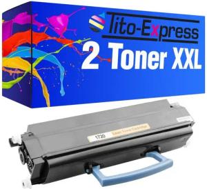 Tito-Express Tonerpatrone 2er Set ersetzt Dell 1720 Dell1720 Dell-1720 Black, für 1720 Series 1720n 1720dn