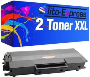Tito-Express Tonerpatrone 2er Set ersetzt Brother TN-4100 TN4100 TN 4100 Black