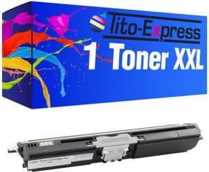 Tito-Express Tonerpatrone ersetzt Epson C1600 C 1600, (1x Black), für Aculaser C1600 CX16 CX16DNF CX16DTNF CX16NF