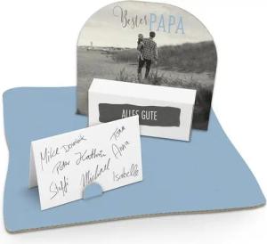itenga Grußkarten itenga Geldgeschenkverpackung Bester Papa (Motiv 85) mit Bodenplatte u