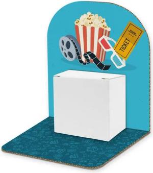 itenga Grußkarten itenga Geldgeschenkverpackung Basic Kinoticket I Aufsteller Würfel (Mo