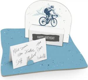 itenga Grußkarten itenga Geldgeschenkverpackung Fahrrad Zeichnung (Motiv 148) Bodenplatt