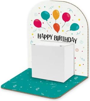 itenga Grußkarten itenga Geldgeschenkverpackung Basic Luftballons Happy Birthday