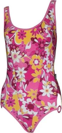 ELEMAR Badeanzug Badeanzug Bademode Flower Schwimmanzug fuchsia Blumen
