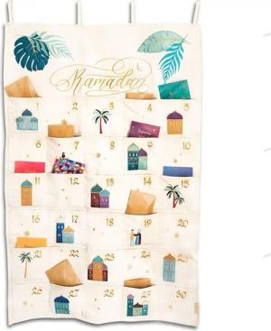 PAPIERDRACHEN Countdown Kalender Ramadan Wandkalender - zum Selbstbefüllen - Für Kinder und Erwachsene