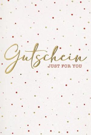 BSB Grußkarten Gutschein - Glückwunschkarte im Format 11,5 x 17 cm mit Briefumschlag