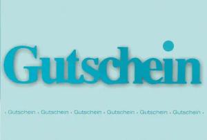 BSB Grußkarten Gutschein - Glückwunschkarte im Format 11,5 x 17 cm mit Briefumschlag