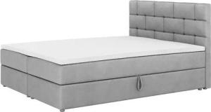 yourhouse24 Boxspringbett Wall mit 2 Bettkästen, Doppelbett mit Bonell-Matratze + Topper
