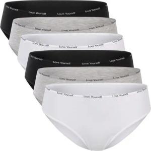 celodoro Slip Damen Slip (6er Pack) Bikini-Slip mit Ziergummi