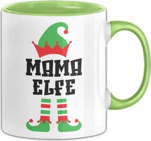 Trendation Tasse Mama Elf Tasse Geschenk Weihnachten