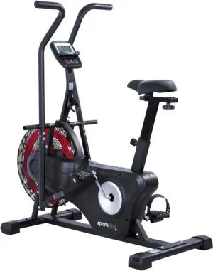 SportPlus Heimtrainer SP-FB-2000, Air Bike, Indoor Heimtrainer Fahrrad, stufenloser Widerstand, Fanbike