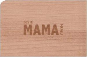 holzpost GmbH Postkarte Holzpostkarte "Beste Mama der Welt