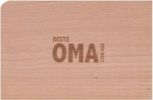 holzpost GmbH Postkarte Holzpostkarte "Beste Oma der Welt