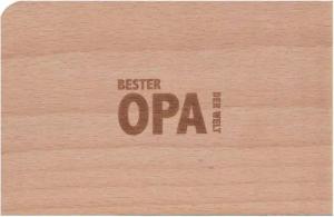 holzpost GmbH Postkarte Holzpostkarte "Bester Opa der Welt