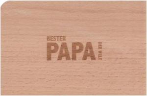 holzpost GmbH Postkarte Holzpostkarte "Bester Papa der Welt