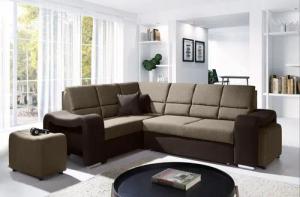JVmoebel Ecksofa Sofa Schlafsofa Designer Sofa mit Bettfunktion + Bettkasten Ecksofa, Made in Europa