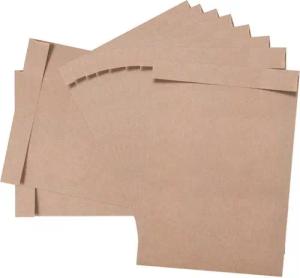 Logbuch-Verlag Geschenkpapier 50 braune Papiertüten 16,2 x 23 cm Kraftpapier, (50St), wiederverschließbar