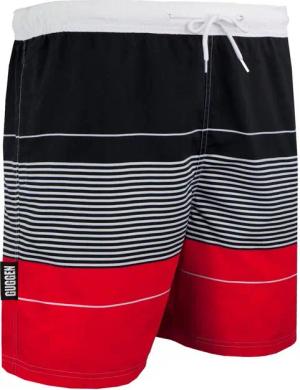 GUGGEN Mountain Badehose Guggen Mountain Badehose Herren Schnelltrocknende Badeshorts Männer mit Kordelzug gestreiftes Muster Badehose ZMB880