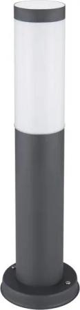 GLOBO LIGHTING LED Außen-Stehlampe, Leuchtmittel inklusive, Warmweiß, Außenleuchte Stehlampe Garten Sockelleuchte Edelstahl