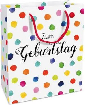 Braun+Company Atelier Geschenkpapier Braun & Company Geschenktragetasche Happy Dots 18