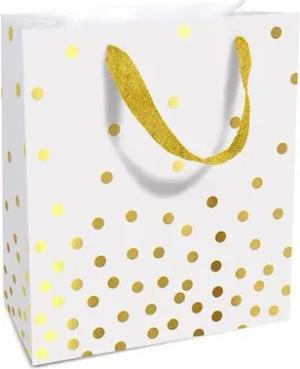 Braun+Company Atelier Geschenkpapier Braun & Company Geschenktragetasche Golden Dots