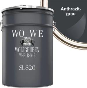 WO-WE Zementfarbe Markierungsfarbe Fahrbahnmarkierung Strassenmarkierungsfarbe SL820, 0,75-20L, Seidenglänzend
