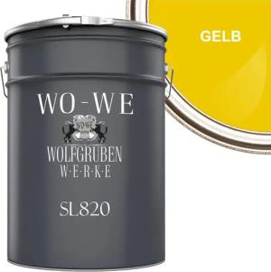 WO-WE Zementfarbe Markierungsfarbe Fahrbahnmarkierung Strassenmarkierungsfarbe SL820, 0,75-20L, Seidenglänzend