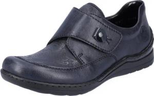 Rieker Klettschuh mit dezentem Paisley-Muster