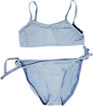 Petit Bateau Badeanzug Petit Bateau Blau-Weiß Gestreifter Bikini