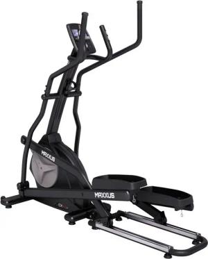 MAXXUS Crosstrainer CX 4.3f, Elliptischer Heimtrainer, 12 Programme, LCD, Ellipsentrainer (1-tlg), Elliptischer Heimtrainer, Klappbar, Magnetbremssystem, Pulsmesser