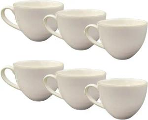 Bonna Mülleimer 6x Bonna Retro Olive Rita Obertasse 11,6cmx6,8cm 23cl Tasse