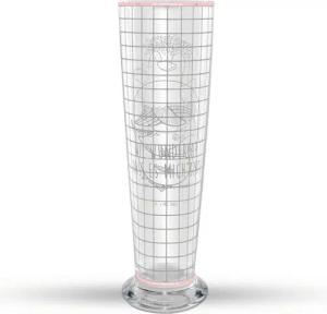 Mr. & Mrs. Panda Bierglas Walfisch Thunfisch - Transparent - Geschenk, Gute Laune, Weizen Glas, Premium Glas, Detailverliebt
