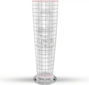 Mr. & Mrs. Panda Bierglas Walfisch Thunfisch - Transparent - Geschenk, Tunfisch, Wahl, Weizenbi, Premium Glas, Detailverliebt