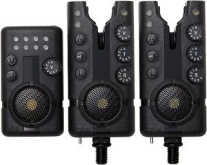 DAM Fishing elektronischer Bissanzeiger DAM Hi-T Pro Alarm Set 2+1 - Funkbissanzeiger