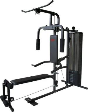 MOTIVE FITNESS by U.N.O. Kraftstation Multi-Gym Hercules, 7 Gewichtsblöcke (Butterflystange, Ruderfunktion und mehr), multifunktionale Fitnessstation, max. Trainingsgewicht 37,5 kg