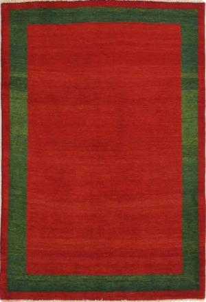 Nain Trading Orientteppich Perser Gabbeh Loribaft 125x182 Handgeknüpfter Moderner Orientteppich, rechteckig, Höhe: 12 mm