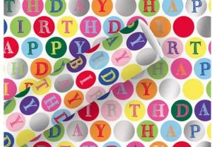 Braun+Company Atelier Geschenkpapier Braun & Company Geschenkpapier Happy Birthday